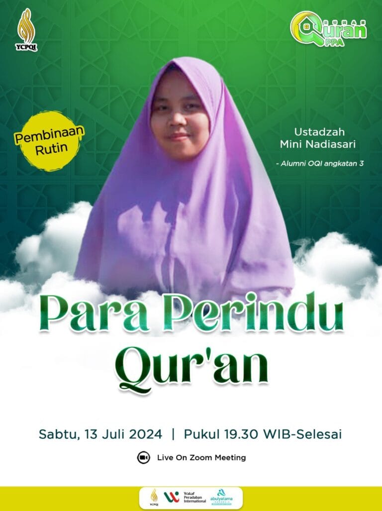 Pembinaan Rutin Cabang RQ PPA : Ustdzah Mini Nadiasari
