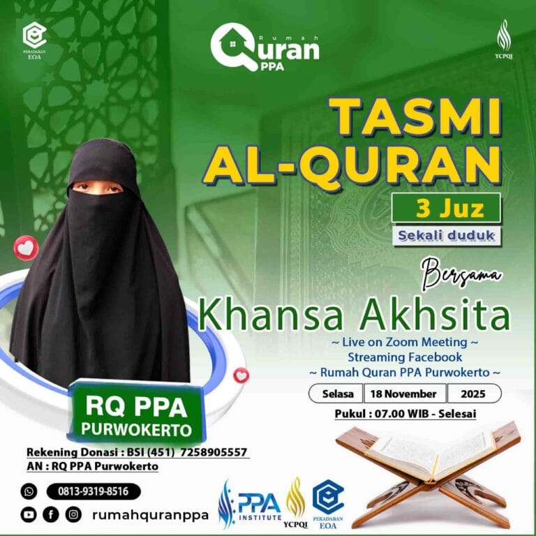 Tasmi' Al-Quran 3 Juz Sekali Duduk Ananda Khansa Akhsita